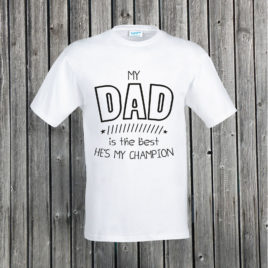 My Dad is the best – Maglia regalo – Festa del papà