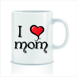 Love Mom – Tazza regalo – festa della mamma