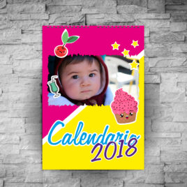 Calendario 2018 da muro a 12 pagine