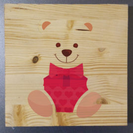 Stampa su legno – Sweet Bear