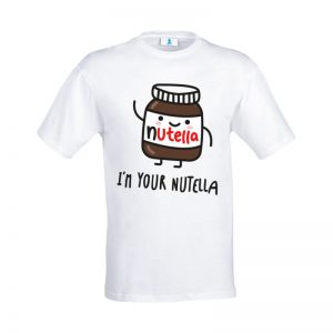 Coppia di T-shirt “I’m your bread… I’m your Nutella”