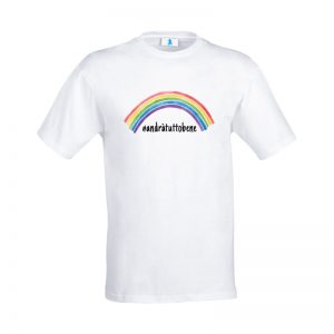 T-shirt “#andràtuttobene”