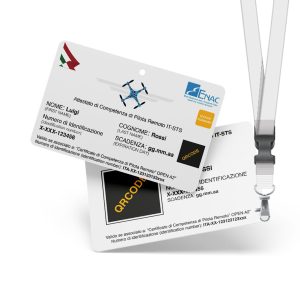 Kit 3 Card Attestato di Pilota IT-STS