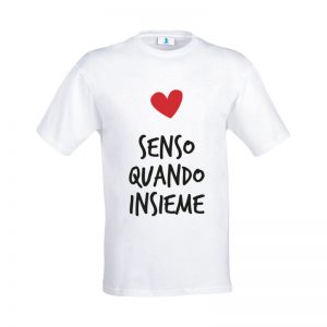 Coppia di T-shirt “Abbiamo senso solo quando siamo insieme”