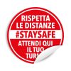 Adesivi calpestabili "STAY SAFE"