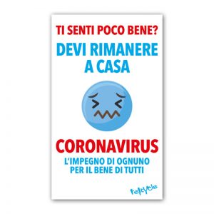 Cartello informativo Coronavirus