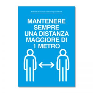 Cartello di Avviso Coronavirus