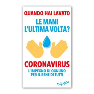 Cartello informativo Coronavirus