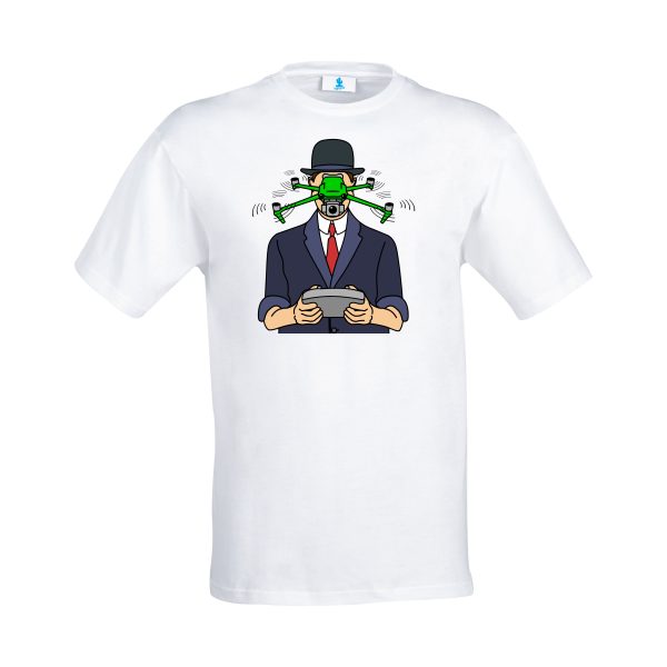 T-shirt Pilota drone magritte