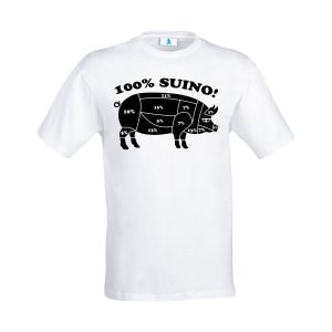 T-shirt “100% suino!”