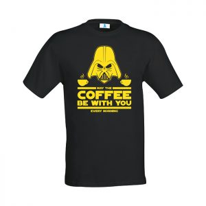 T-shirt “May the coffee be with you”