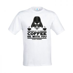 T-shirt “May the coffee be with you”
