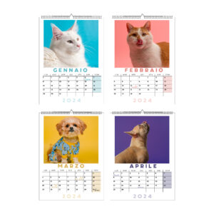 Calendario cani e gatti 2024