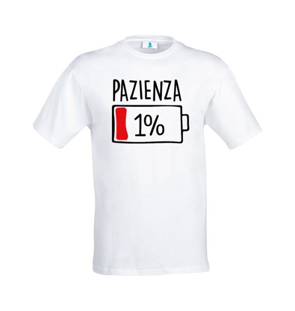 T-shirt pazienza 1%