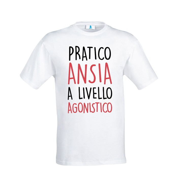 Maglietta Donna frasi divertenti Pratico ansia a livello agonistico t-shirt  divertenti - ColorFamily