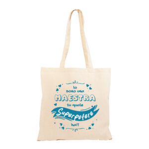 Shopper maestra Azzurro