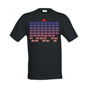 T-shirt space invaders
