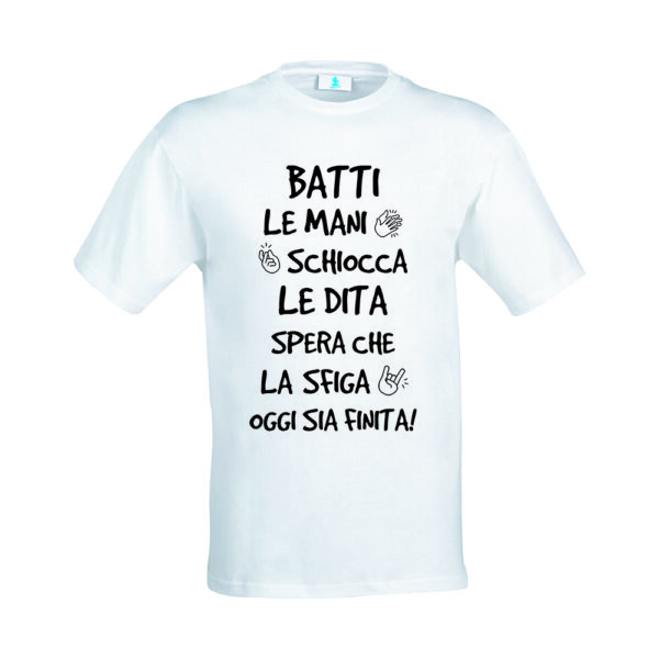 T-shirt "Batti le mani, schiocca le dita"