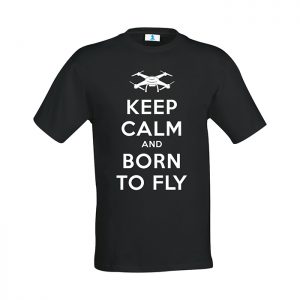 T-shirt “Keep calm and born to fly”