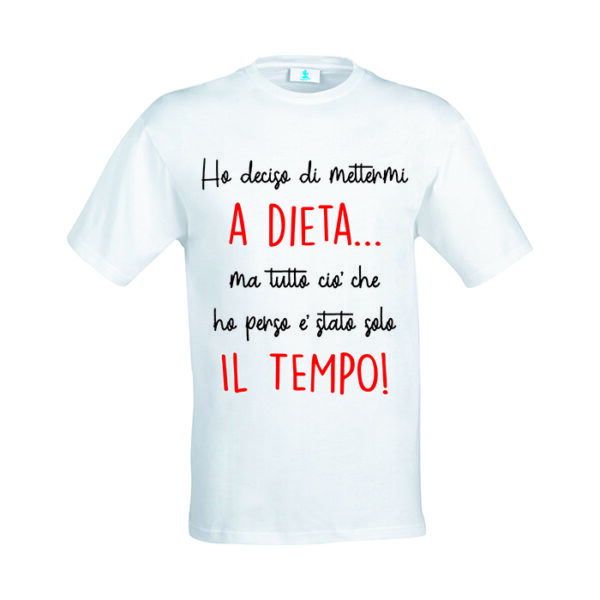 T-shirt Ho deciso di mettermi a dieta